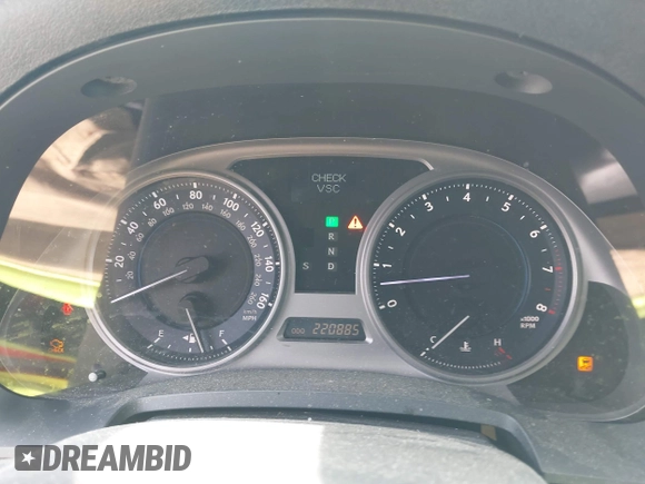 2008 Lexus IS 250 z VIN JTHCK262685018639, wystawiony jako IAAI lot #42024488 z przebiegiem 220 885 mil mil oraz . Historia ofert i sprzedaży dostępna na DreamBid. Obrazek 7.