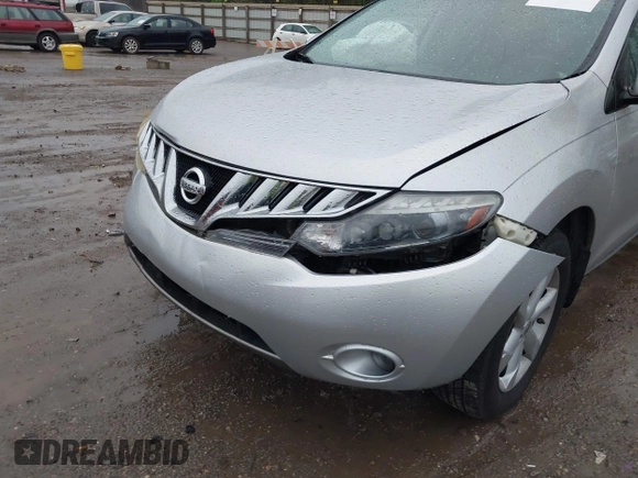 2010 Nissan Murano S with VIN JN8AZ1MU7AW005454, listed as a IAAI auction lot 42007220 with 132,475 mi miles. Bid and sale history available at carsss.com. Image 6.