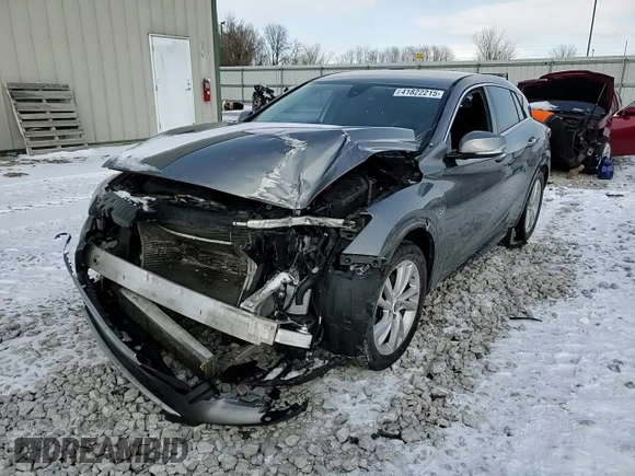 2017 Infiniti QX30 Sport with VIN SJKCH5CP8HA035190, listed as a Copart auction lot 41822215 with 112,921 mi miles and Salvage title. Bid and sale history available at DreamBid. Image 11.