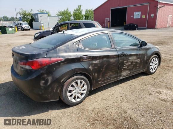 2013 Hyundai Elantra GLS with VIN 5NPDH4AE1DH233633, listed as a Copart auction lot 60449585 with 124,839 mi miles and Clean title. Bid and sale history available at DreamBid. Image 3.
