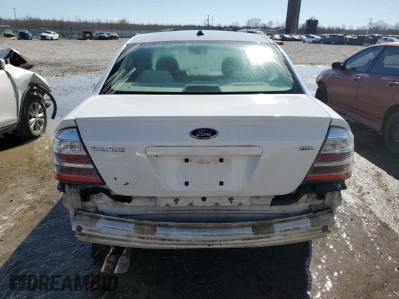 2008 Ford Taurus SEL with VIN 1FAHP24W48G156835, listed as a Copart auction lot 47218695 with 206,047 mi miles and Salvage Title. Bid and sale history available at carsss.com. Image 6.
