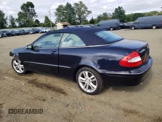 2007 Mercedes-Benz CLK 350 with VIN WDBTK56F17T080027, listed as a Copart auction lot 69642094 with 103,379 mi miles and Salvage Title. Bid and sale history available at DreamBid. Image 2.