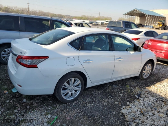 2015 Nissan Sentra SV with VIN 3N1AB7AP0FY360387, listed as a Copart auction lot 52003815 with 139,088 mi miles and Clean Title. Bid and sale history available at carsss.com. Image 3.