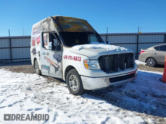 2017 Nissan NV Cargo SV with VIN 1N6AF0LY6HN805503, listed as a IAAI auction lot 41309057 with Not Provided miles and . Bid and sale history available at DreamBid. Image 1.