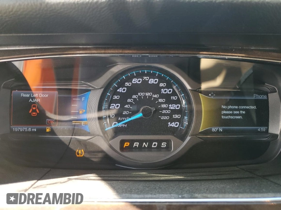 2014 Ford Taurus Limited with VIN 1FAHP2F88EG112430, listed as a Copart auction lot 53451575 with 197,975 mi miles and Salvage Title. Bid and sale history available at carsss.com. Image 9.