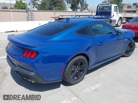 2024 Ford Mustang GT with VIN 1FA6P8CF8R5430448, listed as a IAAI auction lot 42486850 with 5,647 mi miles and . Bid and sale history available at DreamBid. Image 4.