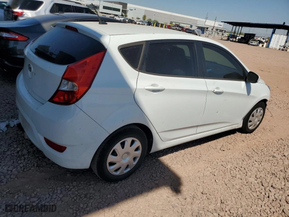 2014 Hyundai Accent GS with VIN KMHCT5AE9EU195698, listed as a Copart auction lot 72044784 with 76,086 mi miles and Salvage Title. Bid and sale history available at carsss.com. Image 3.
