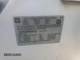 2016 Chevrolet Equinox LTZ с VIN 2GNFLGEK8G6289724, выставлен на аукционе Copart как лот 48659525 с пробегом 154 089 миль миль и Списание • Salvage title. История ставок и продаж доступна на DreamBid. Изображение 14.