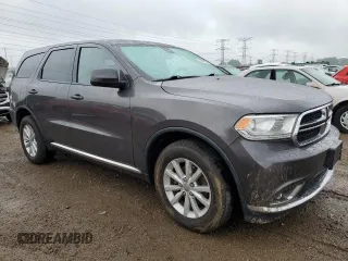 2014 Dodge Durango SXT with VIN 1C4RDJAG6EC550628, listed as a Copart auction lot 59740785 with 75,918 mi miles and Salvage title. Bid and sale history available at DreamBid. Image 4.