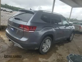 2019 Volkswagen Atlas SE z VIN 1V2WR2CA6KC601784, wystawiony jako Copart lot #58795675 z przebiegiem 80 528 mil mil oraz Szkoda całkowita • Salvage title. Historia ofert i sprzedaży dostępna na DreamBid. Obrazek 3.
