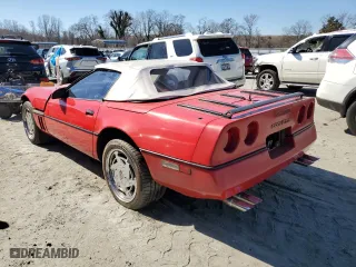 1989 Chevrolet Corvette with VIN 1G1YY3186K5109742, listed as a Copart auction lot 45378375 with 104,385 mi miles and Salvage Title. Bid and sale history available at carsss.com. Image 2.