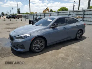 2021 BMW 2 Series 228i xDrive with VIN WBA73AK0XM7G32333, listed as a Copart auction lot 53720295 with 55,472 mi miles and Salvage title. Bid and sale history available at DreamBid. Image 1.