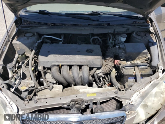 2005 Toyota Corolla CE with VIN 1NXBR32E65Z435061, listed as a Copart auction lot 55148175 with 58,673 mi miles and Salvage Title. Bid and sale history available at DreamBid. Image 11.