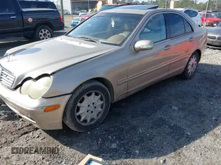 2003 Mercedes-Benz C 2.6L with VIN WDBRF61J03F336599, listed as a IAAI auction lot 41435643 with Not Provided miles. Bid and sale history available at carsss.com. Image 1.