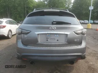 2012 Infiniti FX with VIN JN8AS1MW1CM154415, listed as a Copart auction lot 59461745 with 141,803 mi miles and Salvage title. Bid and sale history available at DreamBid. Image 6.