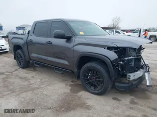 2025 Toyota Tundra 4WD SR with VIN 5TFLA5DB0SX255714, listed as a IAAI auction lot 41530467 with 1,396 mi miles. Bid and sale history available at carsss.com. Image 1.