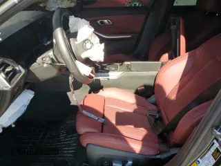 2022 BMW 3 Series M340i with VIN 3MW5U7J07N8C42022, listed as a Copart auction lot 70866414 with 0 mi miles and Salvage Title. Bid and sale history available at carsss.com. Image 7.