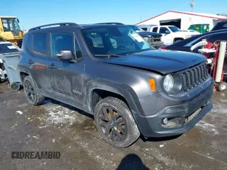 2017 Jeep Renegade Latitude with VIN ZACCJBBB7HPG48462, listed as a IAAI auction lot 41544445 with 94,594 mi miles. Bid and sale history available at carsss.com. Image 1.
