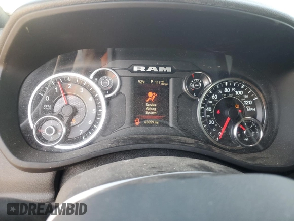 2021 Ram 2500 Tradesman with VIN 3C6UR4HJ1MG648385, listed as a Copart auction lot 53732235 with 63,059 mi miles and Non repairable. Bid and sale history available at DreamBid. Image 9.