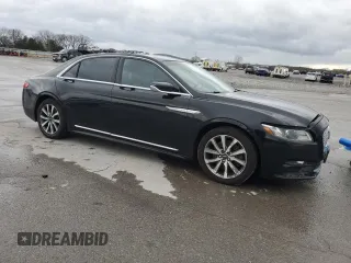 2017 Lincoln Continental Premiere with VIN 1LN6L9PK0H5609211, listed as a Copart auction lot 48737375 with 209,826 mi miles and Salvage Title. Bid and sale history available at carsss.com. Image 4.