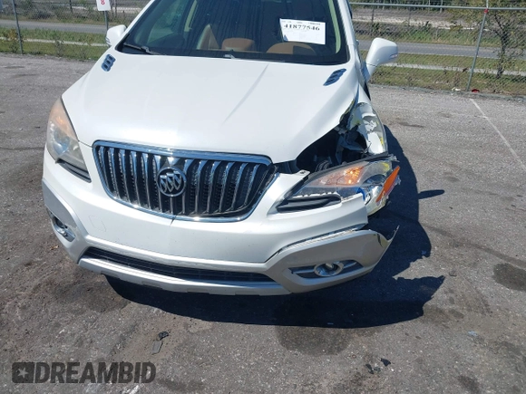 2014 Buick Encore Leather with VIN KL4CJCSB0EB566644, listed as a IAAI auction lot 41877546 with 66,113 mi miles. Bid and sale history available at carsss.com. Image 6.