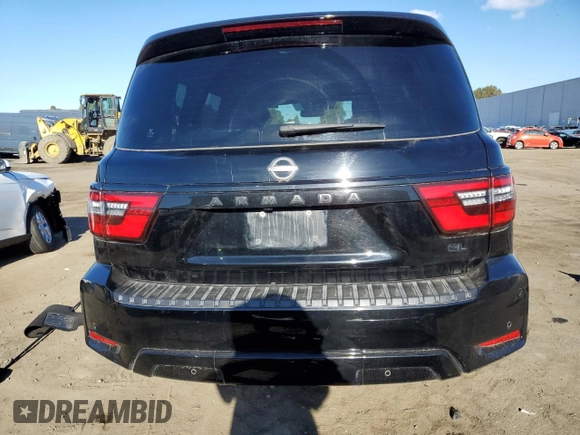 2022 Nissan Armada SL with VIN JN8AY2BA3N9392171, listed as a Copart auction lot 81129714 with 64,987 mi miles and Clean Title. Bid and sale history available at carsss.com. Image 6.