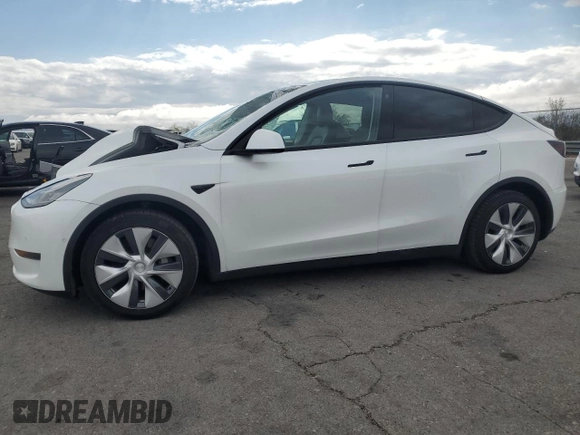 2021 Tesla Model Y Long Range z VIN 5YJYGDEE9MF200411, wystawiony jako Copart lot #53738075 z przebiegiem 97 546 mil mil oraz Szkoda całkowita • Salvage title. Historia ofert i sprzedaży dostępna na DreamBid. Obrazek 1.
