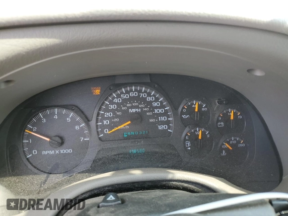 2004 Chevrolet TrailBlazer LS with VIN 1GNDT13SX42330807, listed as a Copart auction lot 55117785 with 178,580 mi miles and Salvage Title. Bid and sale history available at DreamBid. Image 9.