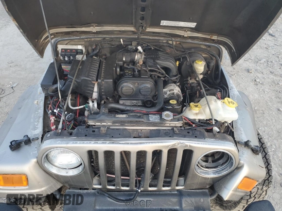 2005 Jeep Wrangler SE with VIN 1J4FA29105P344743, listed as a Copart auction lot 75524944 with 108,824 mi miles and Salvage Title. Bid and sale history available at carsss.com. Image 13.