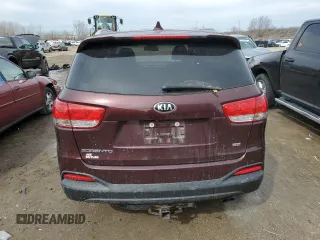 2018 Kia Sorento L with VIN 5XYPG4A39JG345727, listed as a Copart auction lot 45773965 with 134,615 mi miles and Clean Title. Bid and sale history available at carsss.com. Image 6.