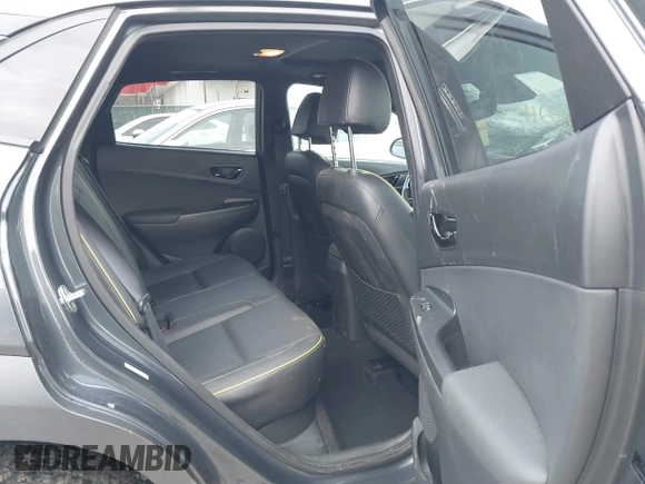 2019 Hyundai Kona Limited with VIN KM8K3CA59KU239307, listed as a IAAI auction lot 41607380 with 42,454 mi miles. Bid and sale history available at carsss.com. Image 8.