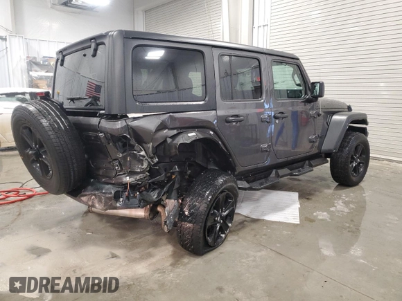 2020 Jeep Wrangler Unlimited Sport S с VIN 1C4HJXDG8LW311497, выставлен на аукционе Copart как лот 45329025 с пробегом 97 842 миль миль и На запчасти • Non repairable. История ставок и продаж доступна на DreamBid. Изображение 3.