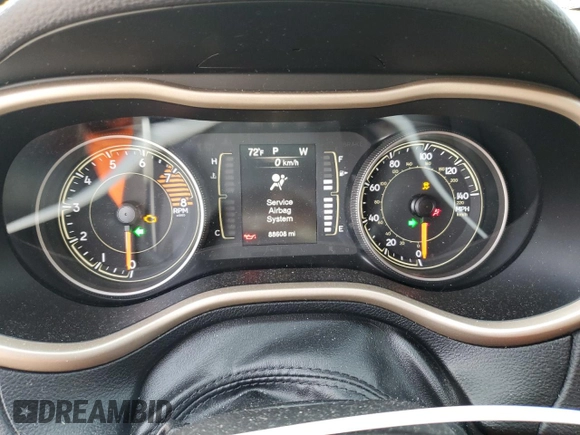 2017 Jeep Cherokee Sport with VIN 1C4PJMAS5HD227451, listed as a Copart auction lot 89089355 with 88,608 mi miles and Salvage Title. Bid and sale history available at carsss.com. Image 9.