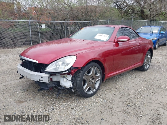 2006 Lexus SC with VIN JTHFN48Y369005760, listed as a IAAI auction lot 41894157 with 128,510 mi miles. Bid and sale history available at carsss.com. Image 20.