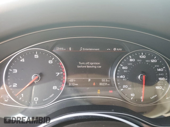 2014 Audi A6 Premium Plus z VIN WAUFGAFC4EN155297, wystawiony jako Copart lot #51515195 z przebiegiem 80 231 mil mil oraz Szkoda całkowita • Salvage title. Historia ofert i sprzedaży dostępna na DreamBid. Obrazek 9.