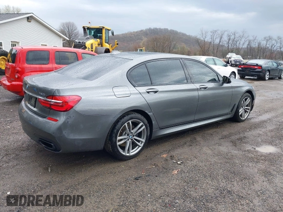 2016 BMW 7 Series 750i xDrive with VIN WBA7F2C53GG417997, listed as a IAAI auction lot 41926307 with 92,734 mi miles. Bid and sale history available at carsss.com. Image 4.