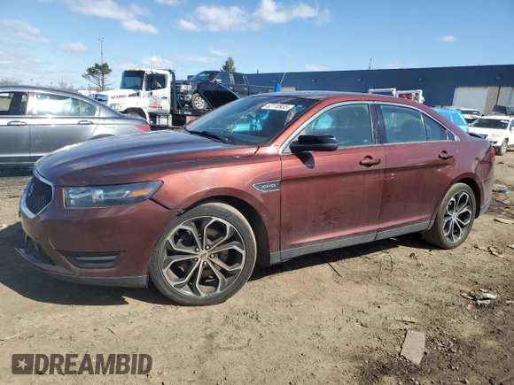 2016 Ford Taurus SHO z VIN 1FAHP2KT6GG140921, wystawiony jako Copart lot #52118935 z przebiegiem 132 199 mil mil oraz Czysty tytuł • Clean title. Historia ofert i sprzedaży dostępna na DreamBid. Obrazek 1.