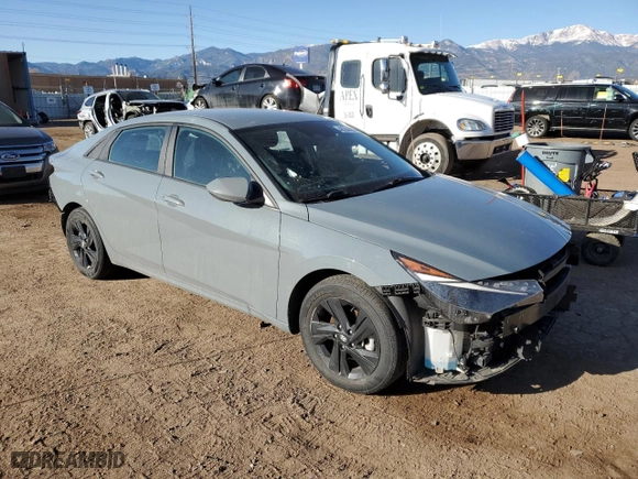 2022 Hyundai Elantra Essential with VIN KMHLM4AG3NU363683, listed as a Copart auction lot 48204495 with 29,318 mi miles and Salvage Title. Bid and sale history available at carsss.com. Image 4.