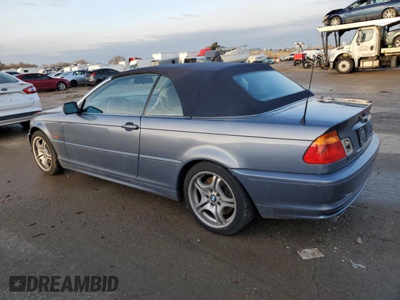 2001 BMW 3 Series 330Ci with VIN WBABS53491JU81647, listed as a Copart auction lot 84966314 with 221,823 mi miles and Salvage Title. Bid and sale history available at carsss.com. Image 2.