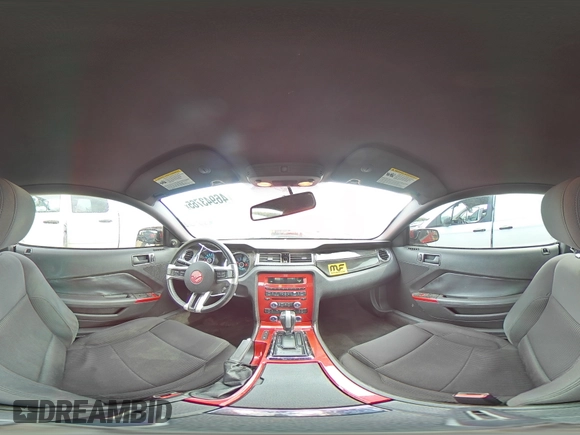 2013 Ford Mustang V6 with VIN 1ZVBP8AM7D5200710, listed as a Copart auction lot 46943765 with 140,327 mi miles and Salvage Title. Bid and sale history available at carsss.com. Image 12.