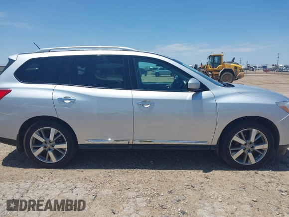 2014 Nissan Pathfinder SV z VIN 5N1AR2MM2EC600717, wystawiony jako IAAI lot #42335010 z przebiegiem 116 887 mil mil oraz . Historia ofert i sprzedaży dostępna na DreamBid. Obrazek 14.