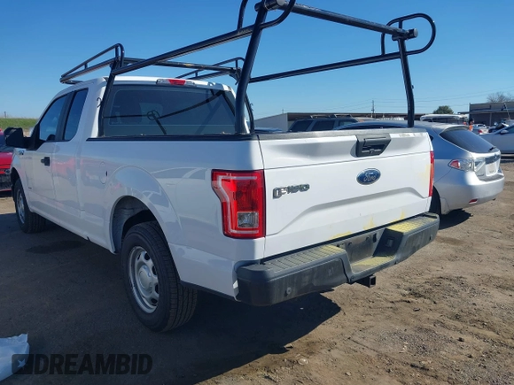 2017 Ford F-150 XL with VIN 1FTEX1CG2HKC93299, listed as a IAAI auction lot 41675673 with 101,726 mi miles. Bid and sale history available at carsss.com. Image 4.