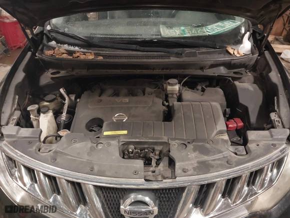 2010 Nissan Murano SL with VIN JN8AZ1MW4AW115279, listed as a IAAI auction lot 41435980 with 169,438 mi miles. Bid and sale history available at carsss.com. Image 10.