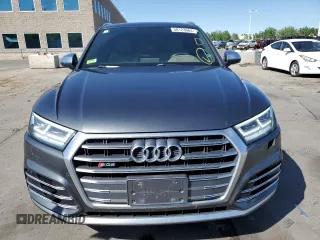 2018 Audi SQ5 Premium Plus with VIN WA1A4AFY4J2186279, listed as a Copart auction lot 58123064 with 62,572 mi miles and Salvage Title. Bid and sale history available at DreamBid. Image 5.