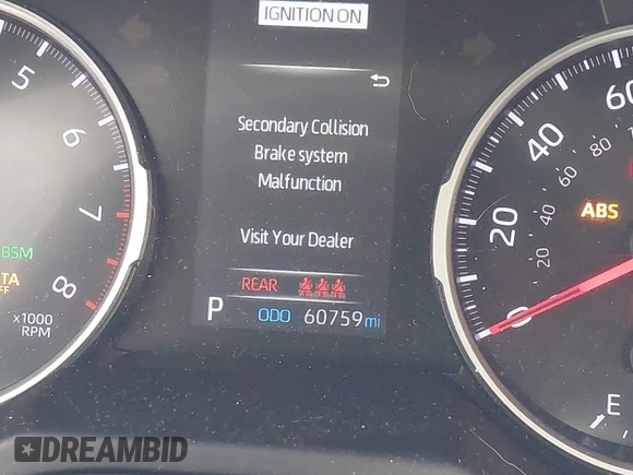 2022 Toyota RAV4 XLE with VIN 2T3W1RFV5NW202544, listed as a IAAI auction lot 42295293 with 60,759 mi miles and . Bid and sale history available at DreamBid. Image 16.