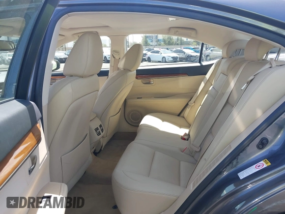 2013 Lexus ES 300h with VIN JTHBW1GG0D2020225, listed as a IAAI auction lot 41949955 with 100,052 mi miles and . Bid and sale history available at DreamBid. Image 8.