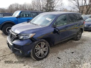 2020 Honda Passport EX-L z VIN 5FNYF8H57LB001510, wystawiony jako Copart lot #46604455 z przebiegiem 42 975 mil mil oraz Szkoda całkowita • Salvage title. Historia ofert i sprzedaży dostępna na DreamBid. Obrazek 1.
