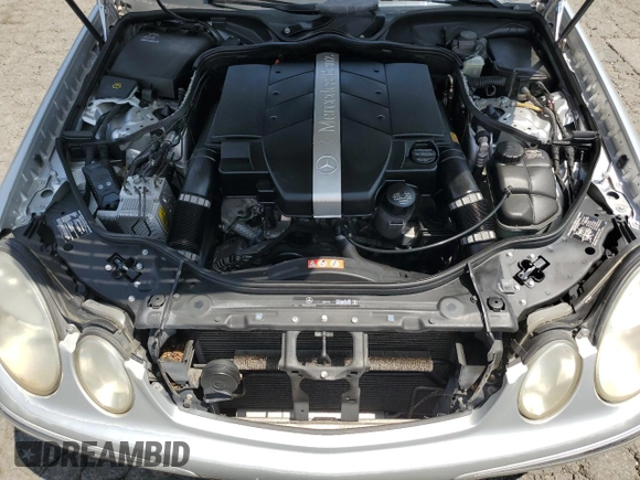2005 Mercedes-Benz E 320 with VIN WDBUH65J45A617092, listed as a Copart auction lot 53119045 with 189,254 mi miles and Salvage Title. Bid and sale history available at DreamBid. Image 12.