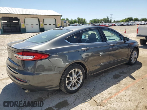 2020 Ford Fusion SE with VIN 3FA6P0HD6LR235283, listed as a Copart auction lot 57141545 with Not provided miles and Salvage title. Bid and sale history available at DreamBid. Image 3.