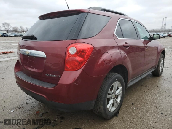 2010 Chevrolet Equinox LT w/2LT with VIN 2CNALPEW7A6252589, listed as a Copart auction lot 47453545 with 160,627 mi miles and Salvage Title. Bid and sale history available at carsss.com. Image 3.